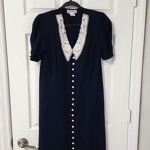 Navy Blue Dress